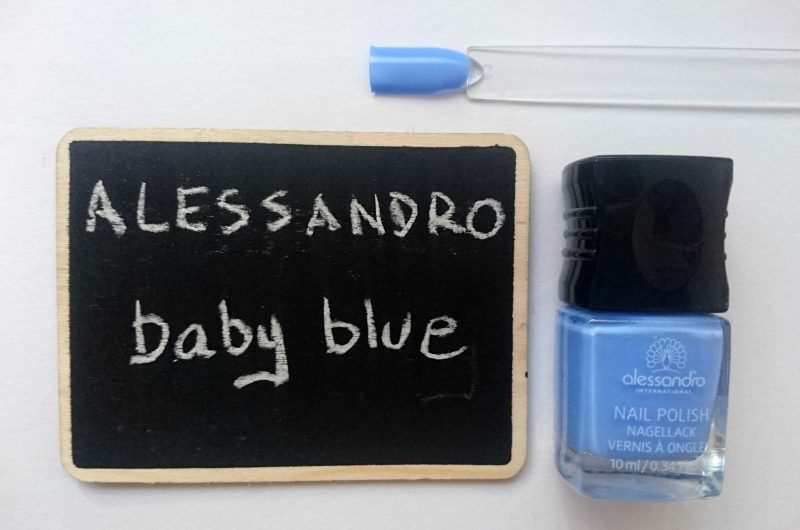 summer nail polish 2017 Alessandro Baby Blue