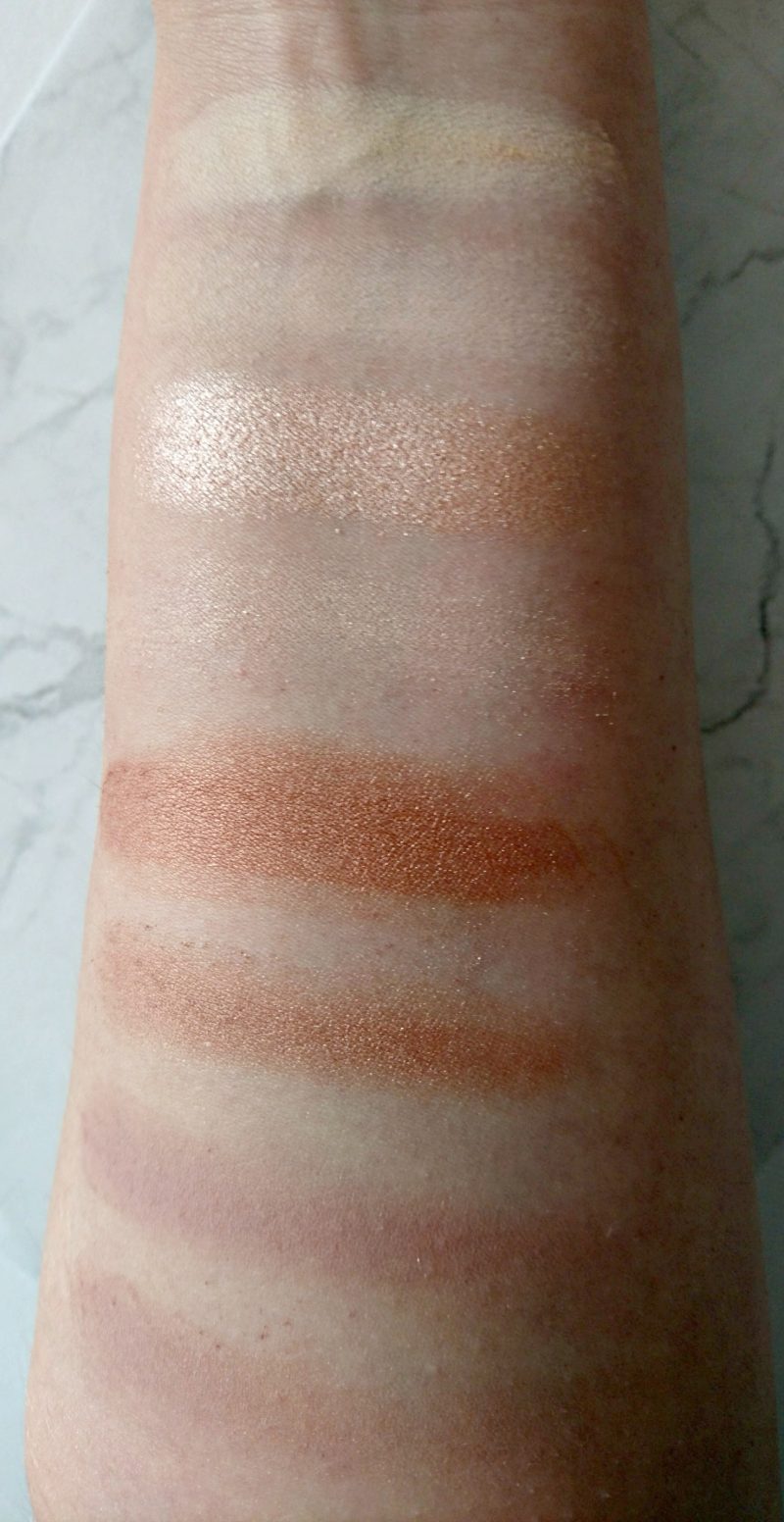 Lotique makeup eyeshadow palette swatches