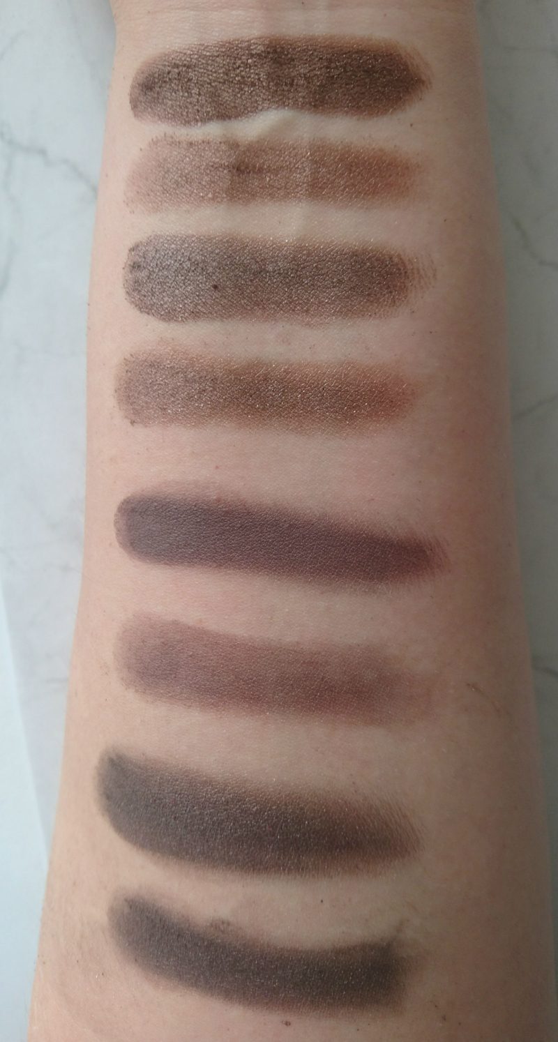 Lotique makeup eyeshadow palette swatches