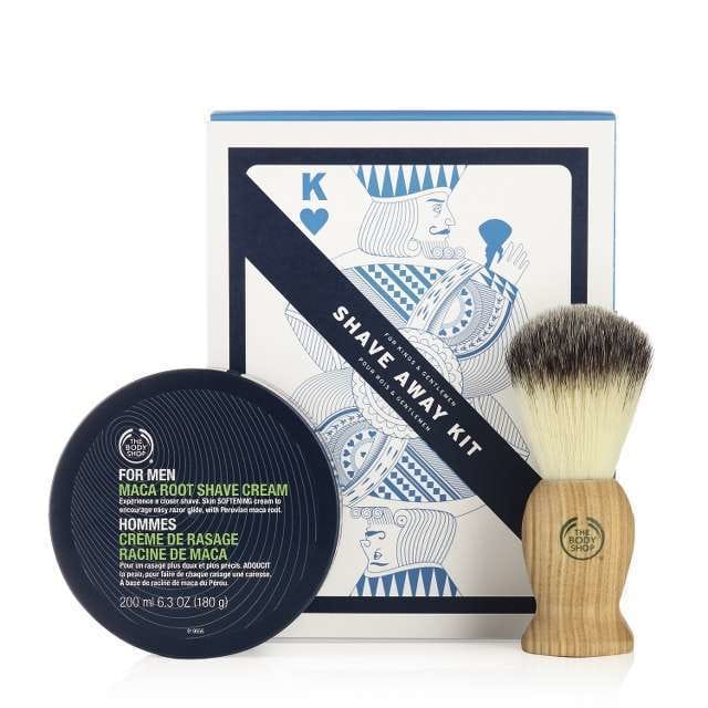top 20 X-mas gifts under 20€ - the body shop shave away kit